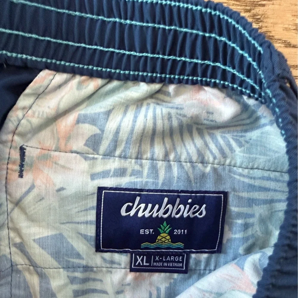 Chubbies Mens The New Avenues Performance Pants Navy‎ Blue Stretch Size XL (995)